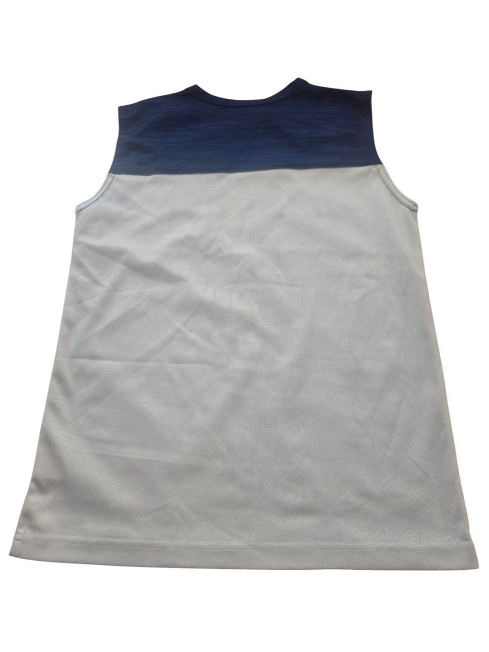 GAME DAY Sleeveless Athletic Tank Top - White & Navy - Picture 3 of 3